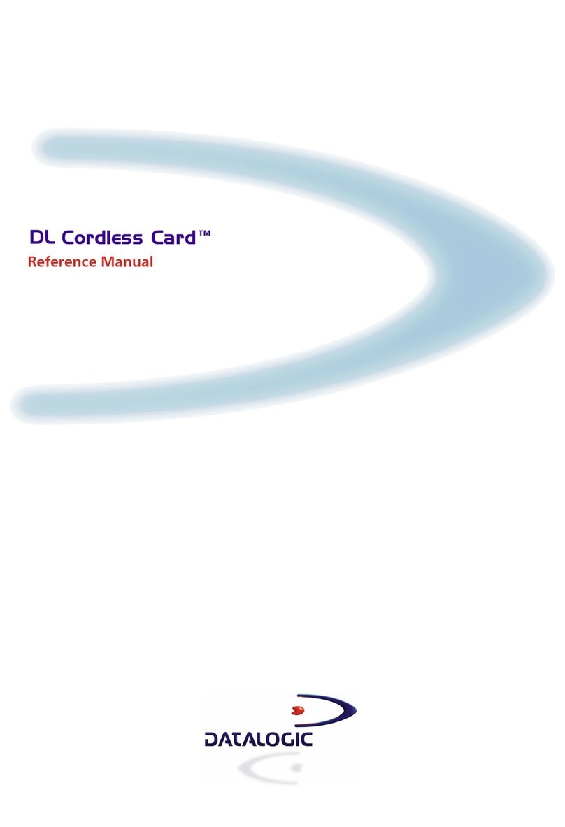 Datalogic DL Cordless Card User manual