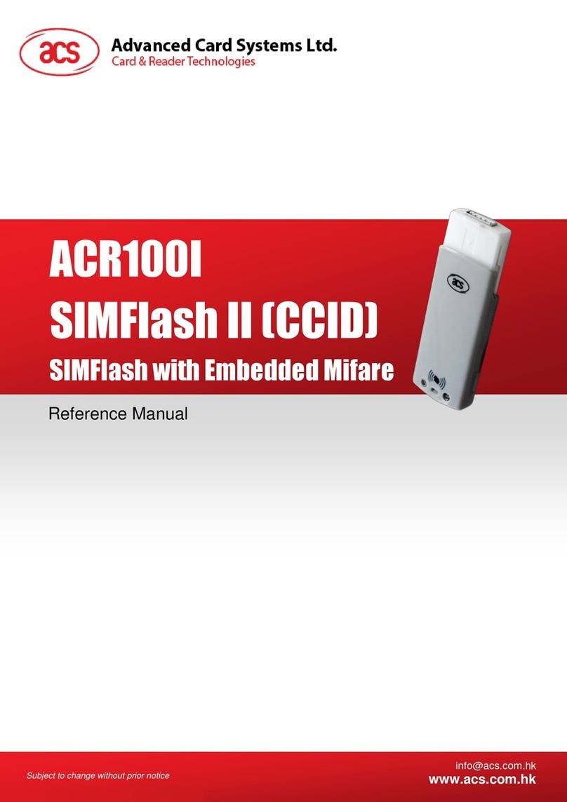 ACS ACR100I User manual