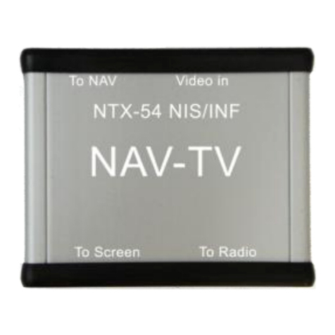 Nav TV NTX-54 User manual