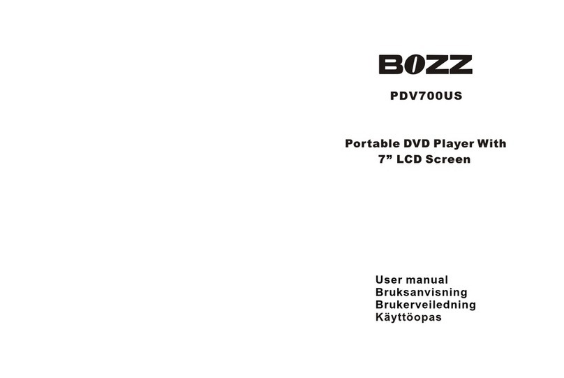 Bozz PDV700US user manual