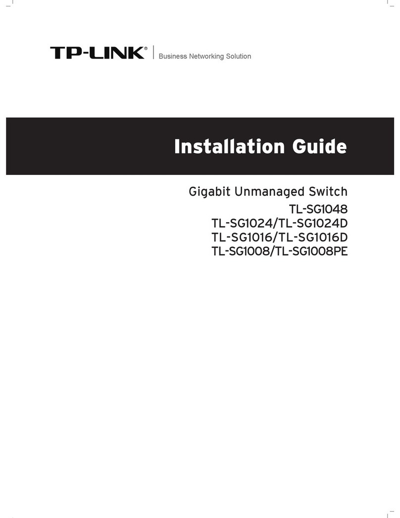 TP-Link TL-SG1008PE User manual TP-Link TL-SG1008PE User manual