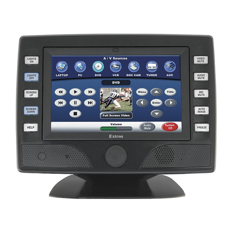 Extron electronics TLP 700TV Setup guide