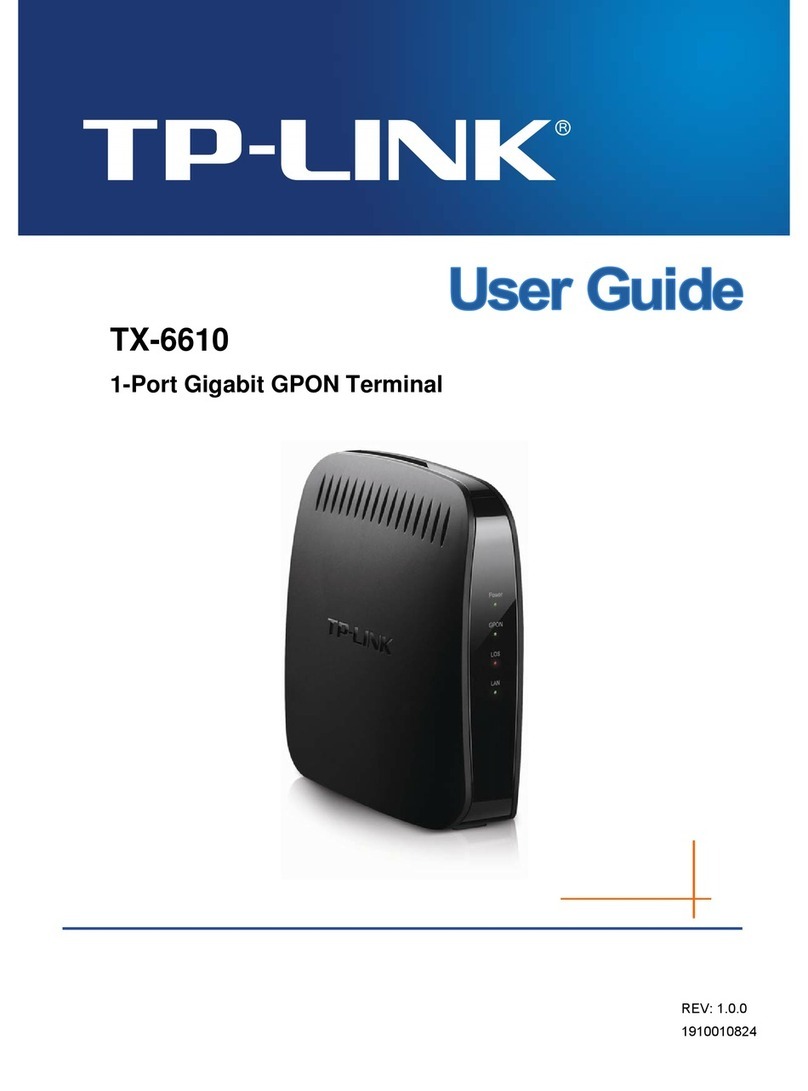 TP-Link TX-6610 User manual
