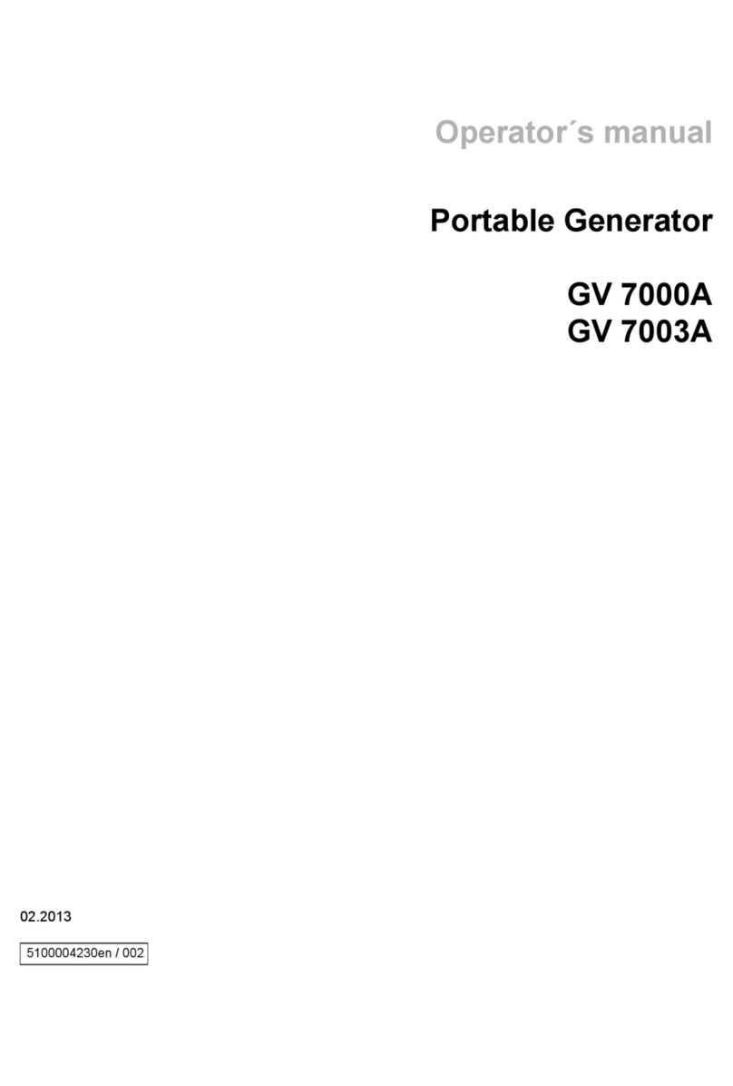 Wacker Neuson GV 7003A User manual Wacker Neuson GV 7003A User manual