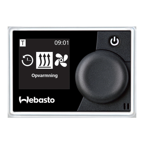 Webasto MultiControl User manual