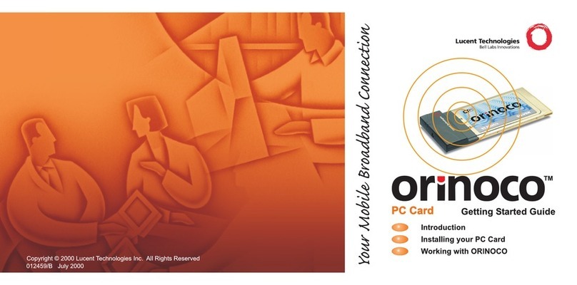ORiNOCO PC Card User manual