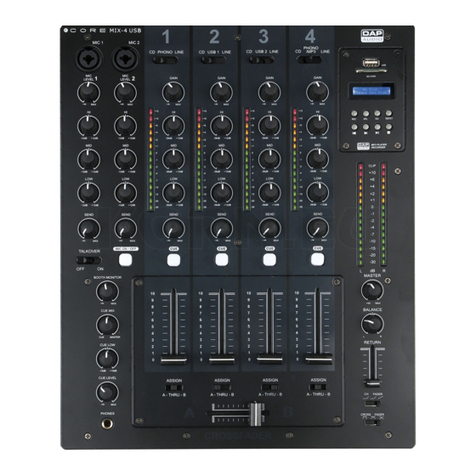 DAPAudio Core Mix-4 USB User manual