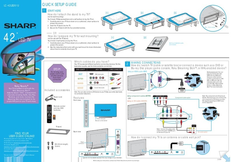 Sharp LC-42LB261U User manual