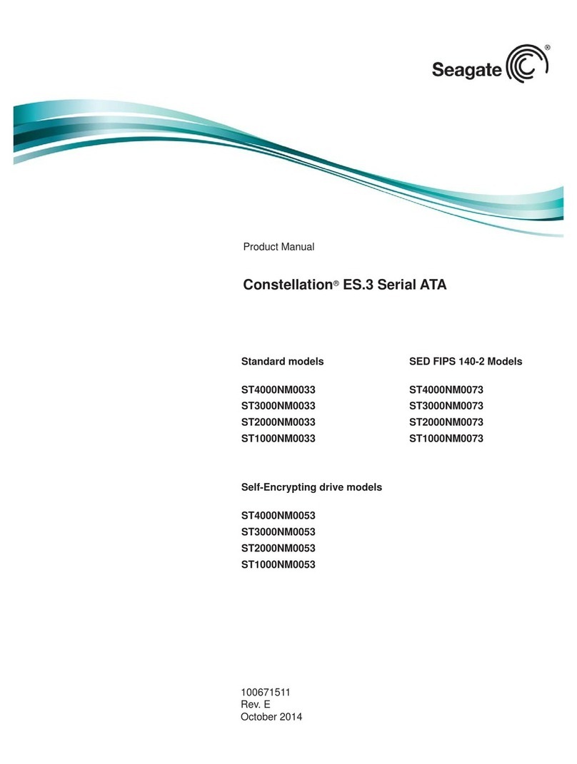 Seagate Constellation ST4000NM0033 User manual