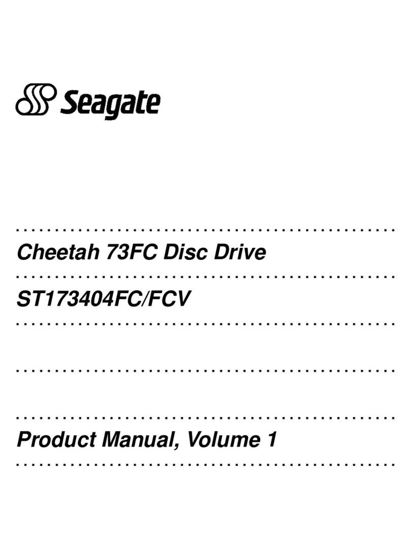 Seagate Cheetah ST173404FC User manual