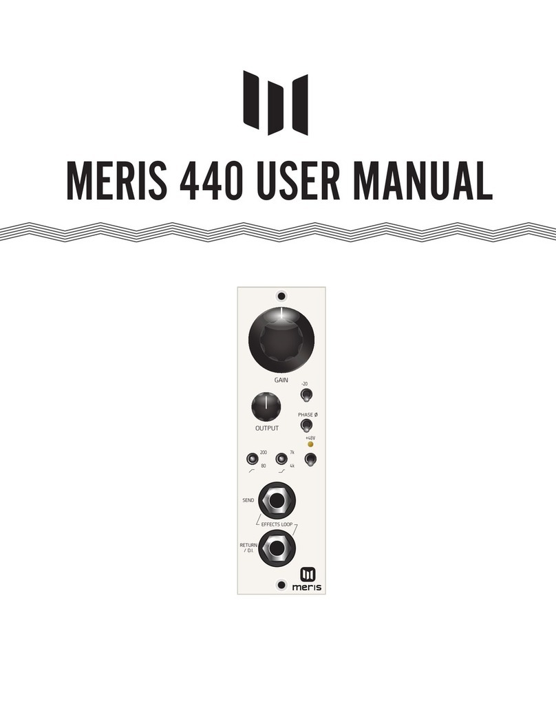 Meris 440 user manual