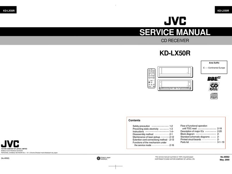 JVC KD-LX50R User manual