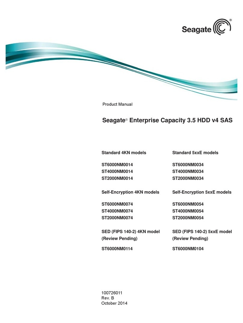 Seagate ST6000NM0014 User manual