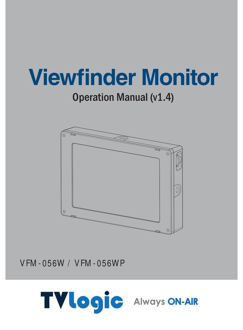 TV Logic Viewfinder VFM-056W Operation manual