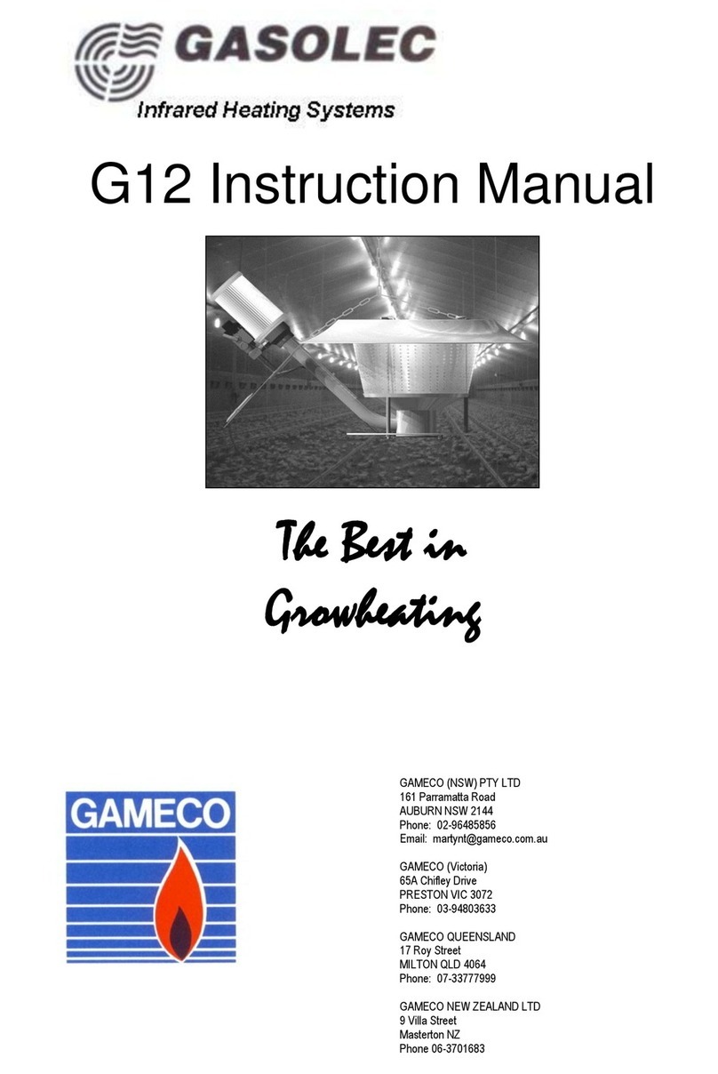 Gasolec G12 instruction manual