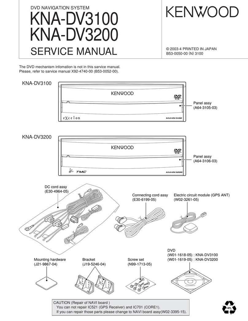 Kenwood KNA-DV3100 Service manual