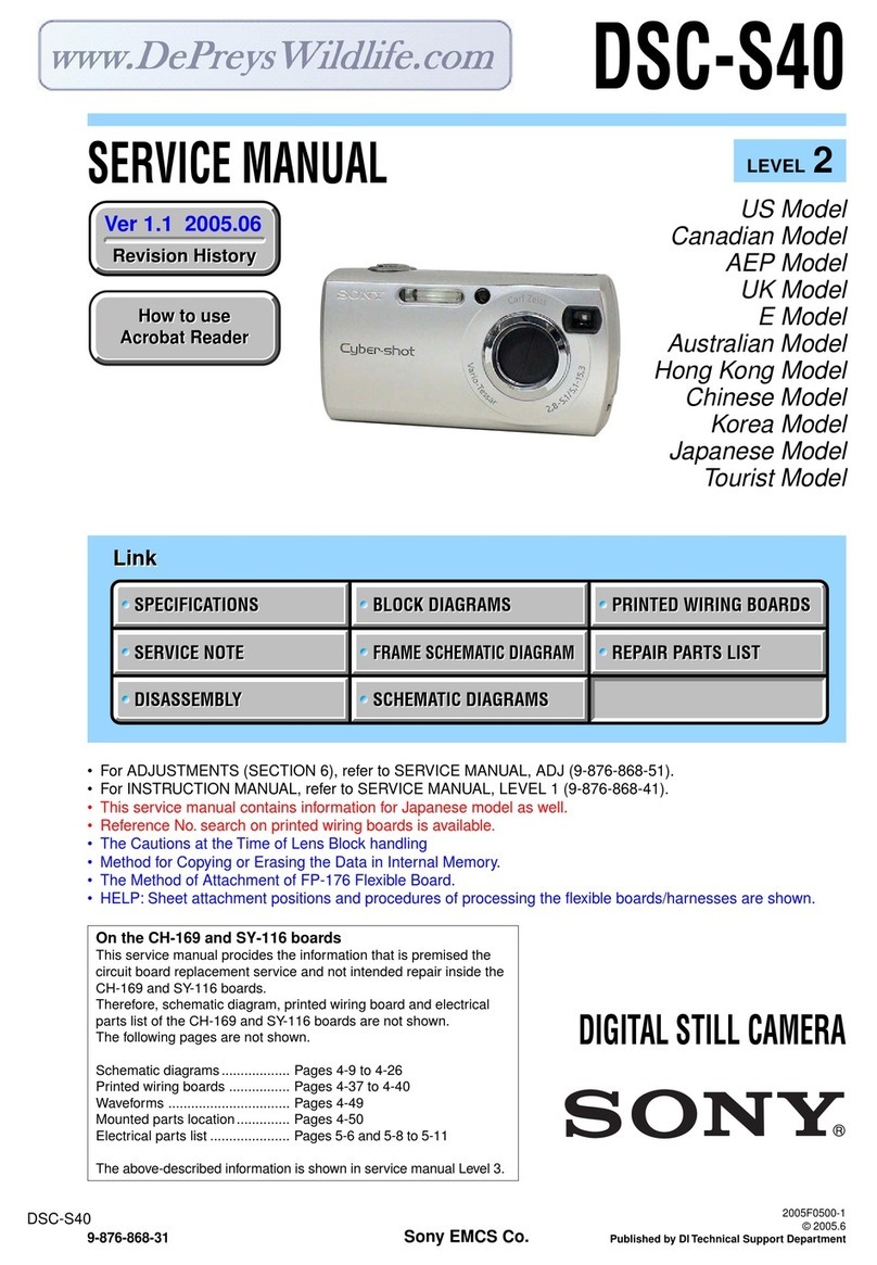 Sony DSC-S40 - Cyber-shot Digital Still Camera User manual Sony DSC-S40 - Cyber-shot Digital Still Camera User manual