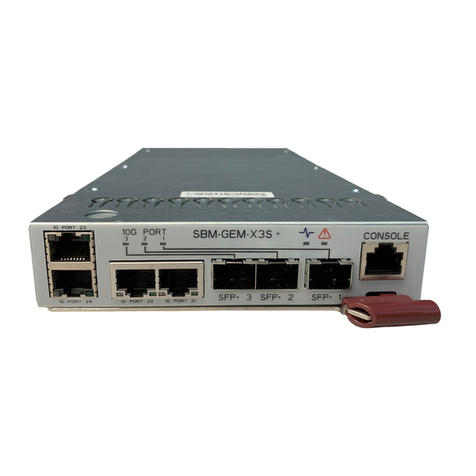 Supermicro SuperBlade SBM-GEM-X2C+ user manual