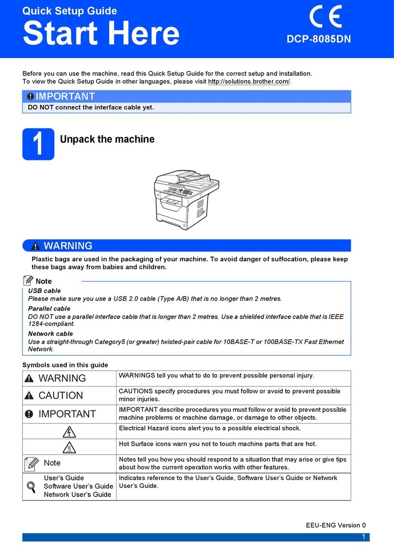 Brother DCP 8085DN User manual