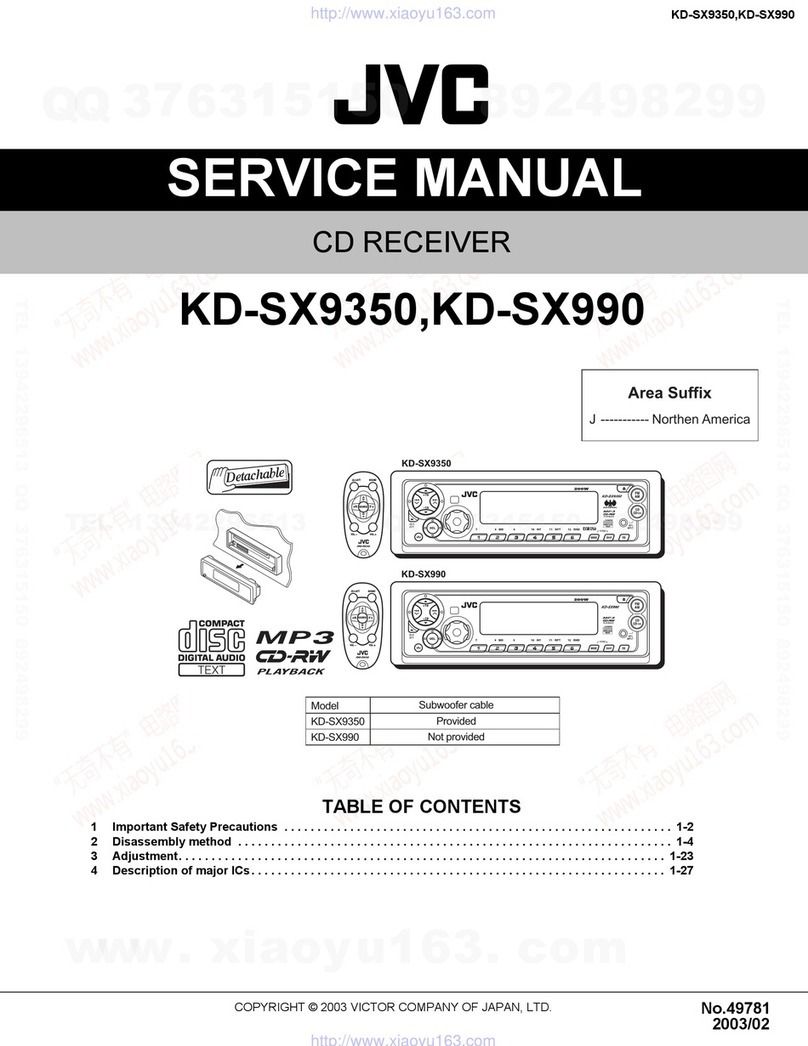 JVC KD-SX9350 User manual