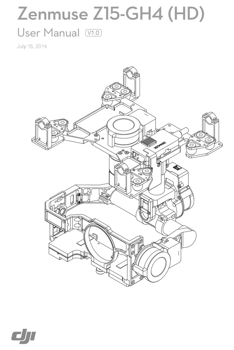 dji Zenmuse Z15-GH4 (HD) User manual