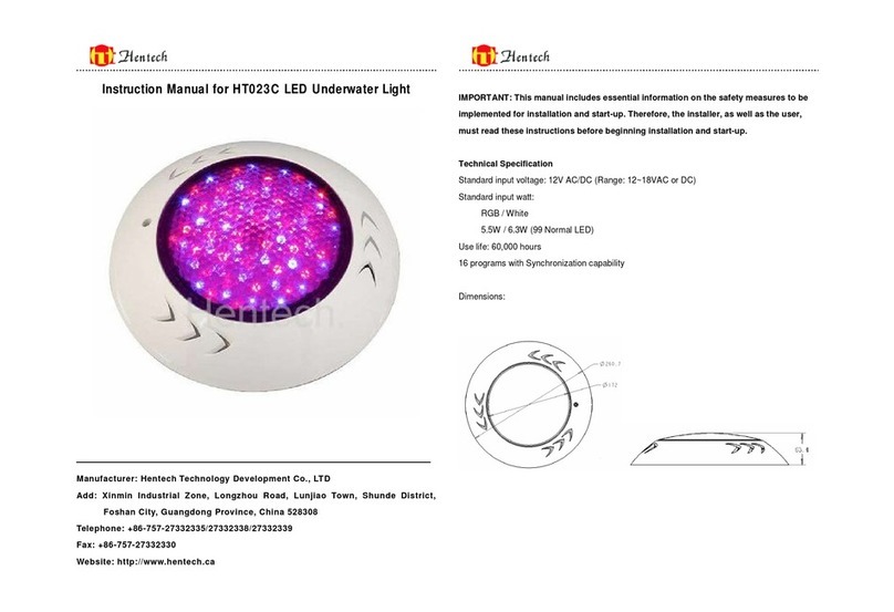 hentech HT023C instruction manual