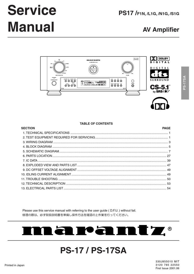 Marantz PS-17 User manual