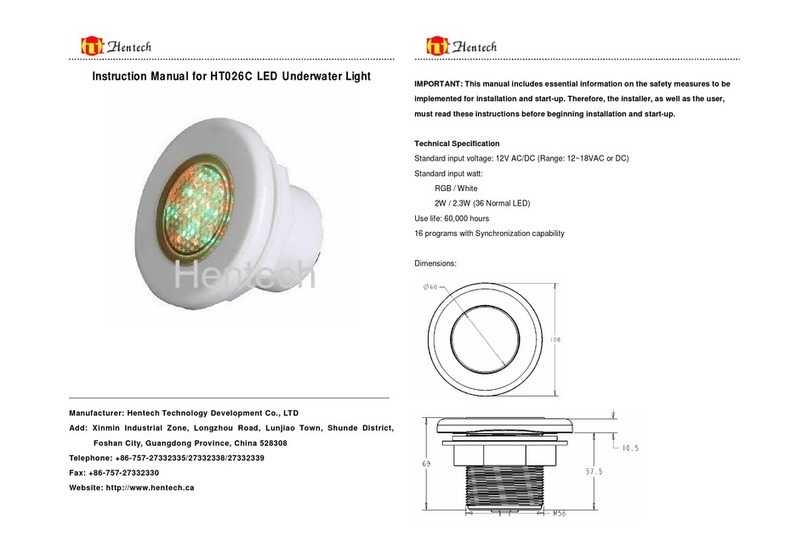 hentech HT026C instruction manual