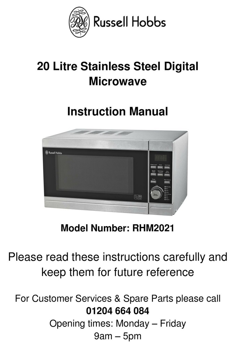 Russell Hobbs RHM2021 User manual