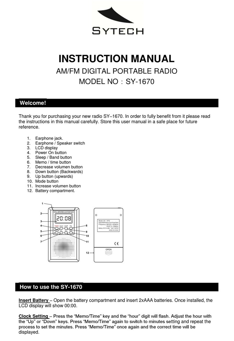 Sytech SY-1670 instruction manual