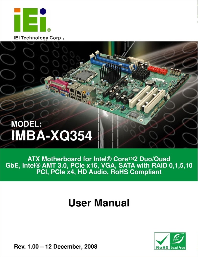 IEI Technology IMBA-XQ354 User manual