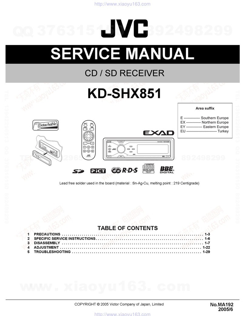 JVC EXAD KD-SHX851 User manual