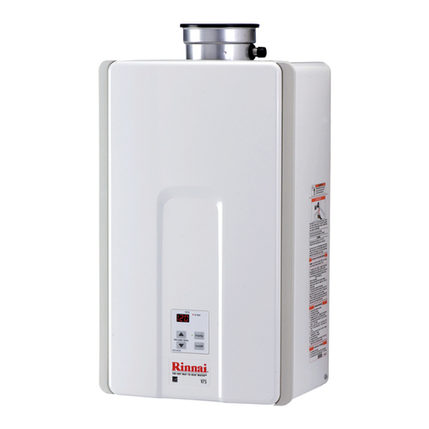 Rinnai V75i Installation and operation manual Rinnai V75i Installation and operation manual