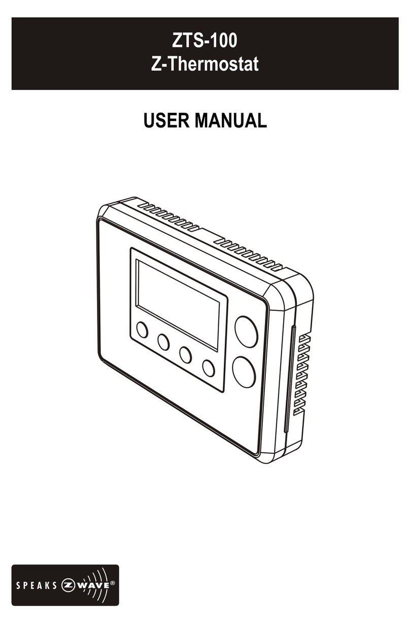 Remotec Z-Thermostat ZTS-100 user manual