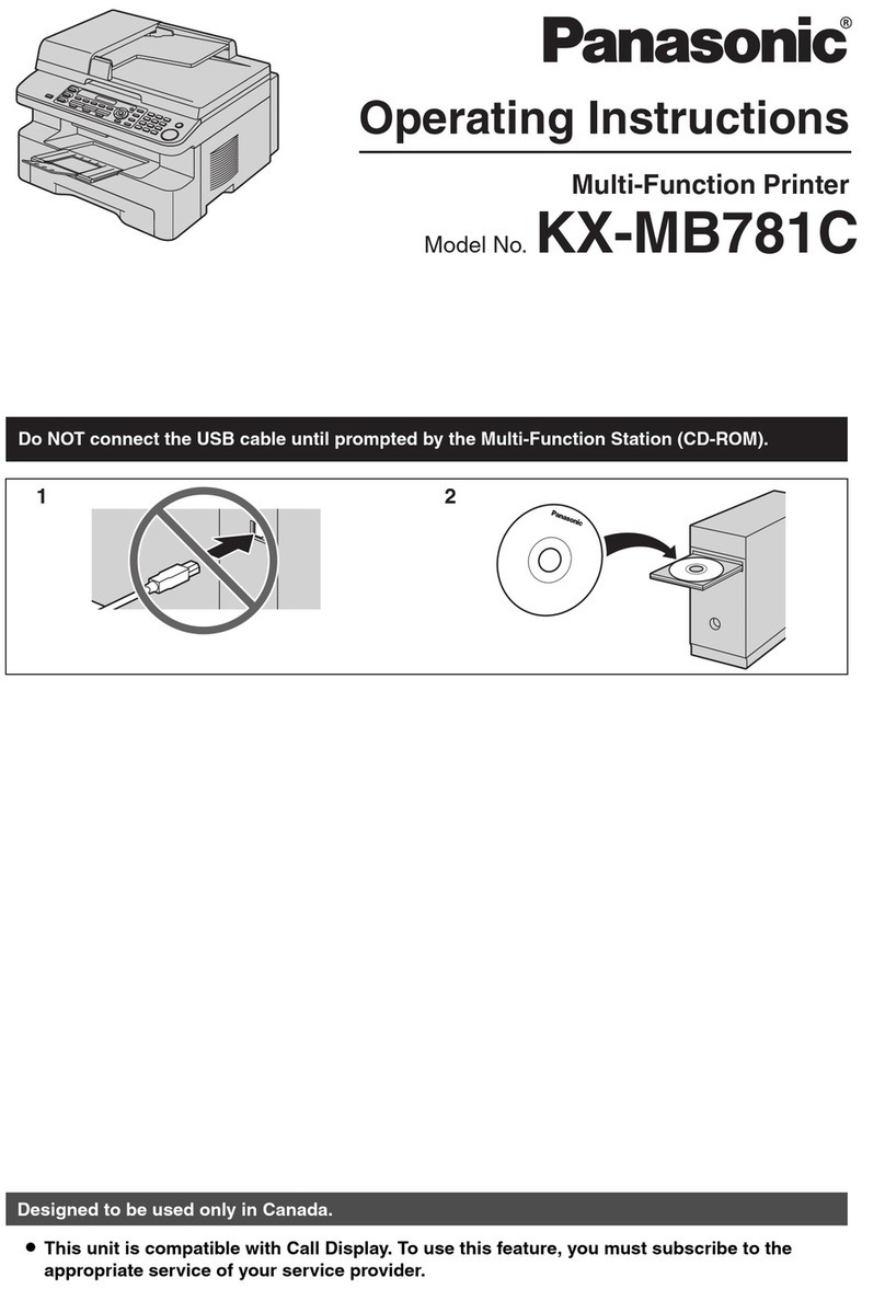 Panasonic KX-MB781C User manual