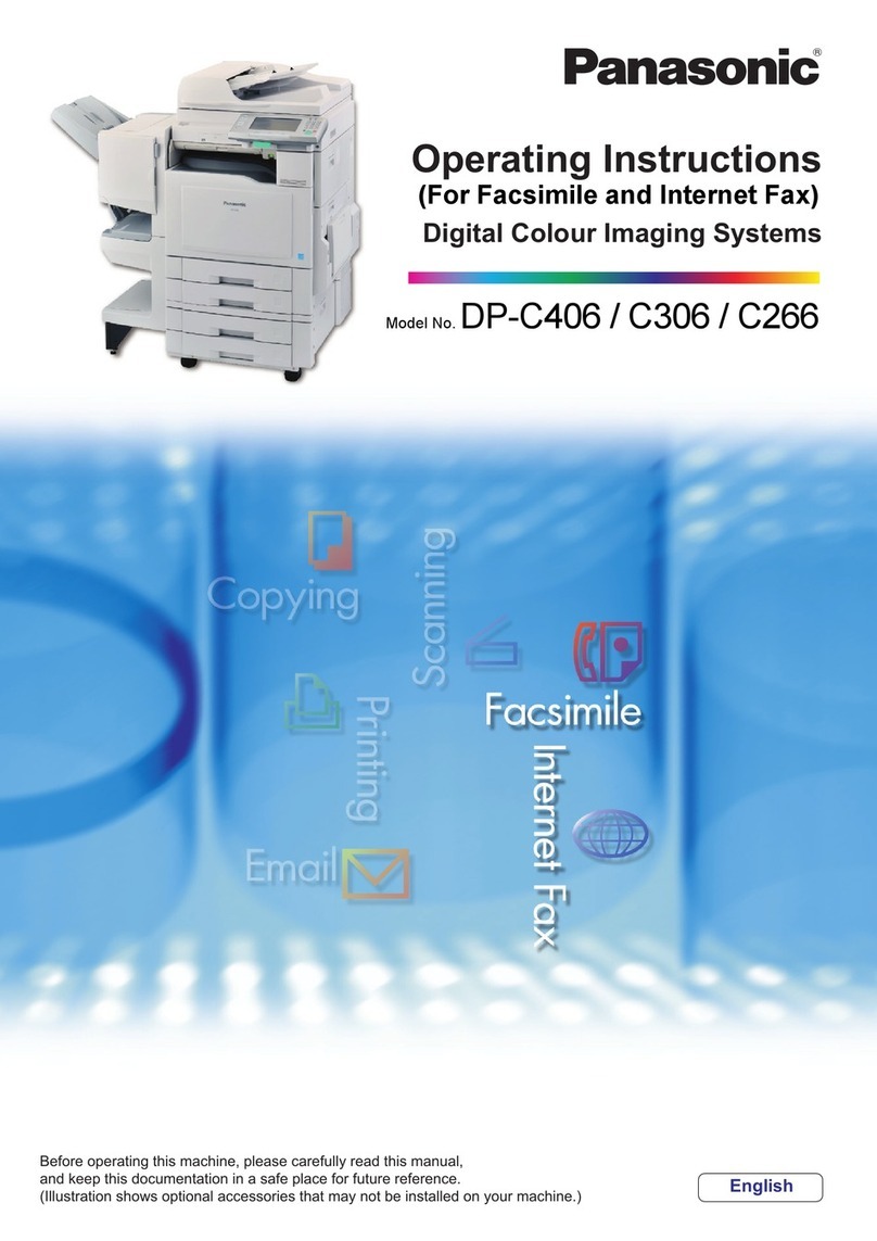 Panasonic DP-C406 User manual
