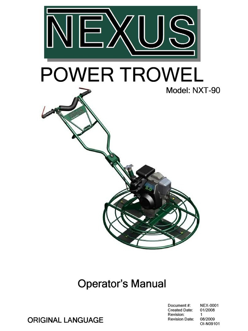 Nexus NXT-90 Operator's manual