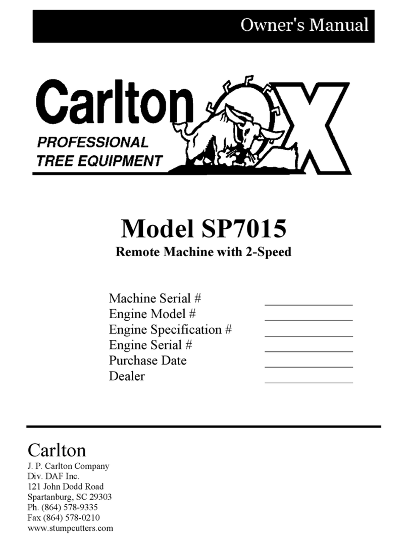 Carlton SP7015 TRX User manual