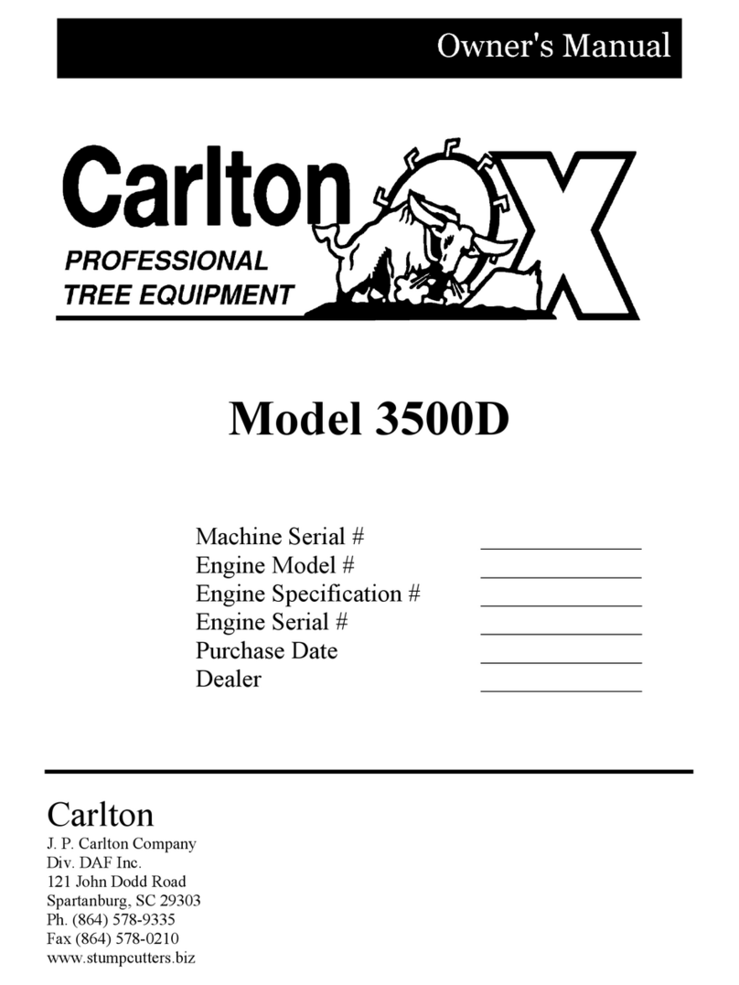 Carlton 3500D User manual