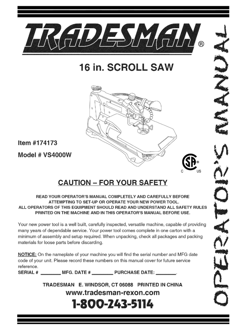 Tradesman VS4000W User manual
