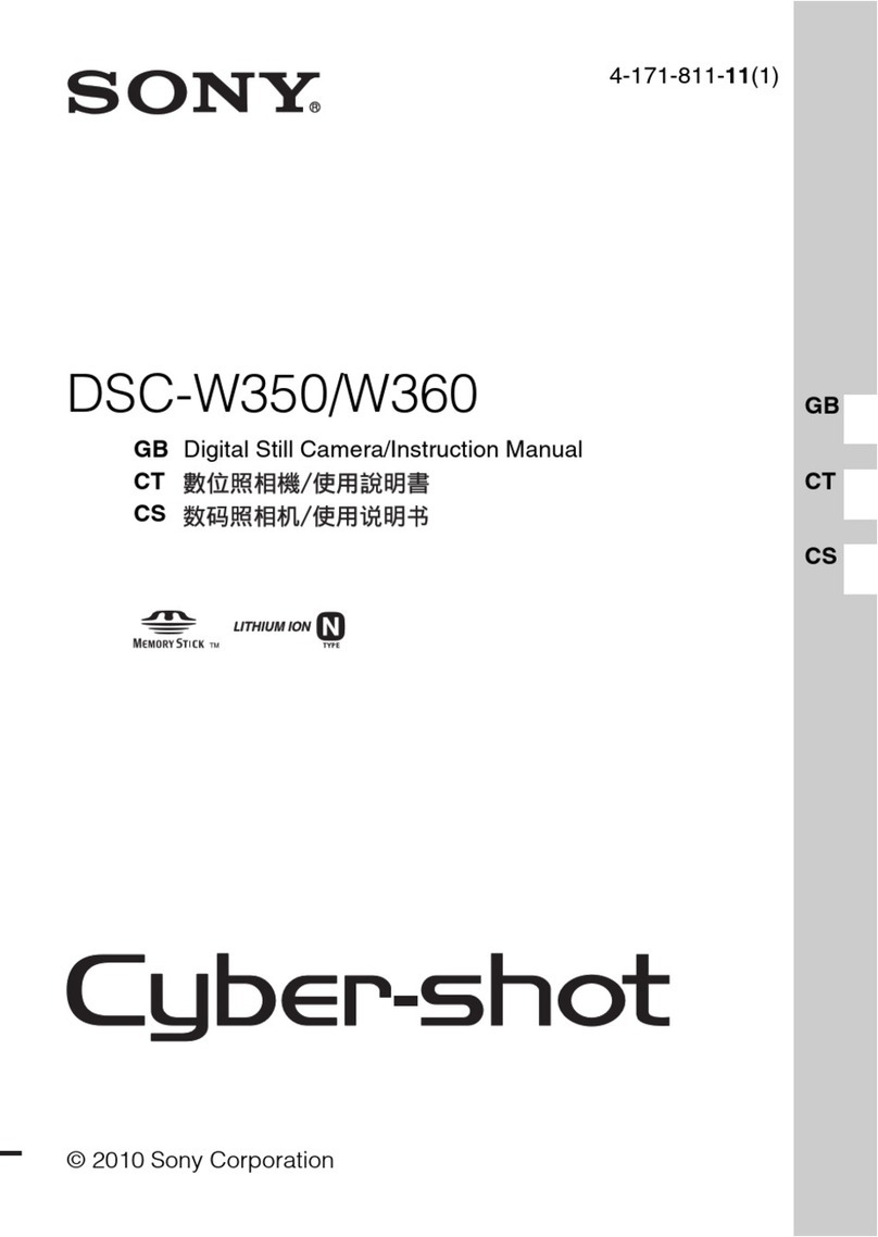 Sony Cyber-shot DSC-W350 User manual