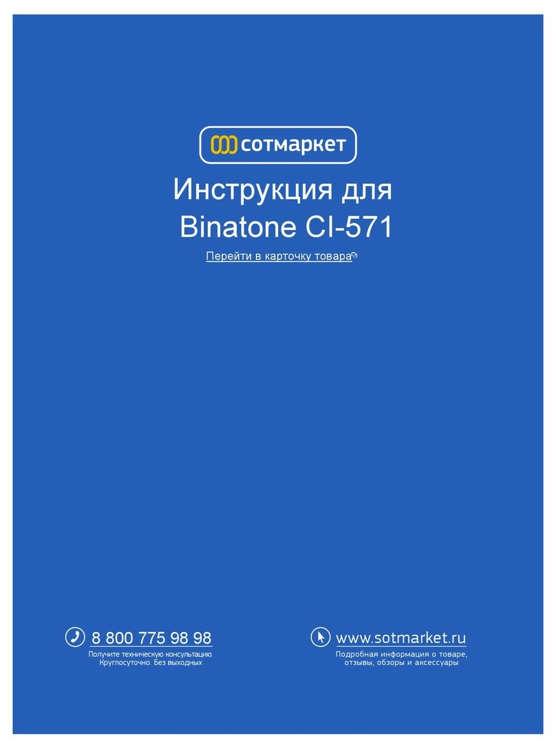 Binatone CI-571 User manual