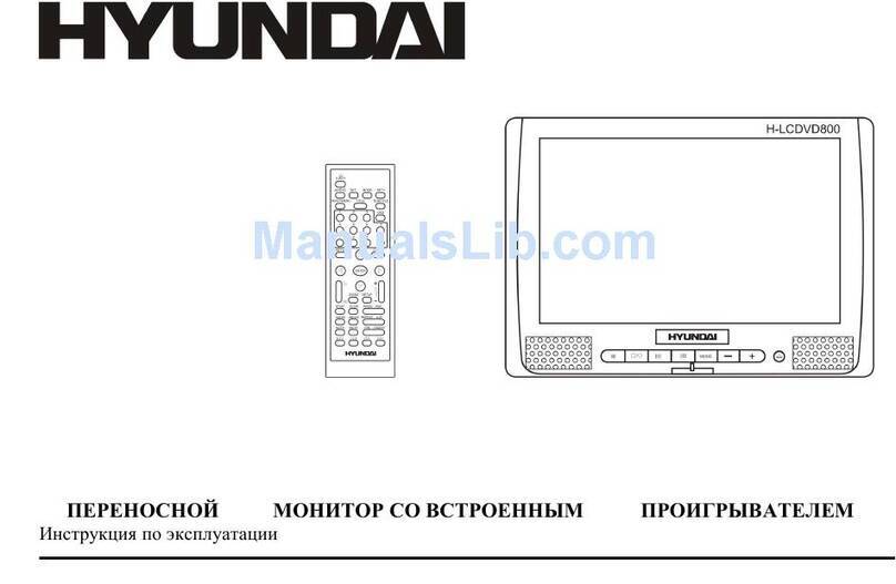 Hyundai H-LCDVD800 instruction manual