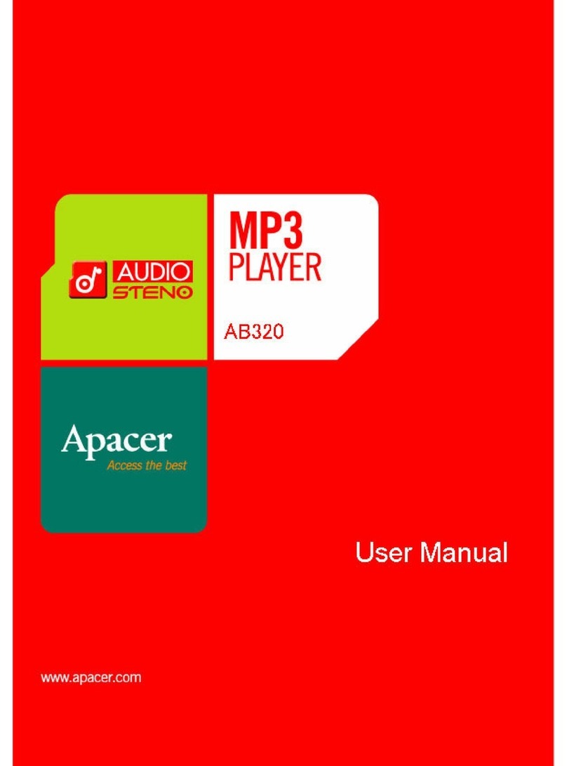 Apacer Technology Steno AB320 User manual Apacer Technology Steno AB320 User manual