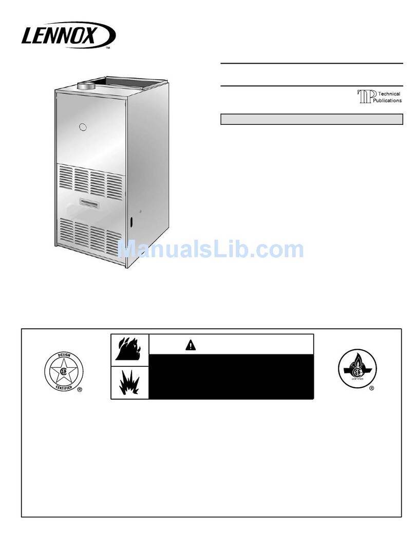 Lennox G60DF(X) Series User manual