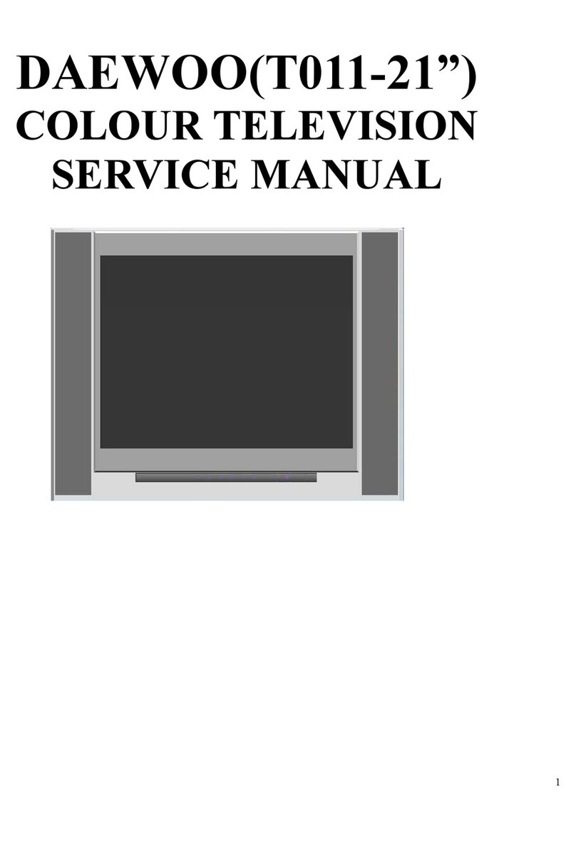 Daewoo T011 User manual
