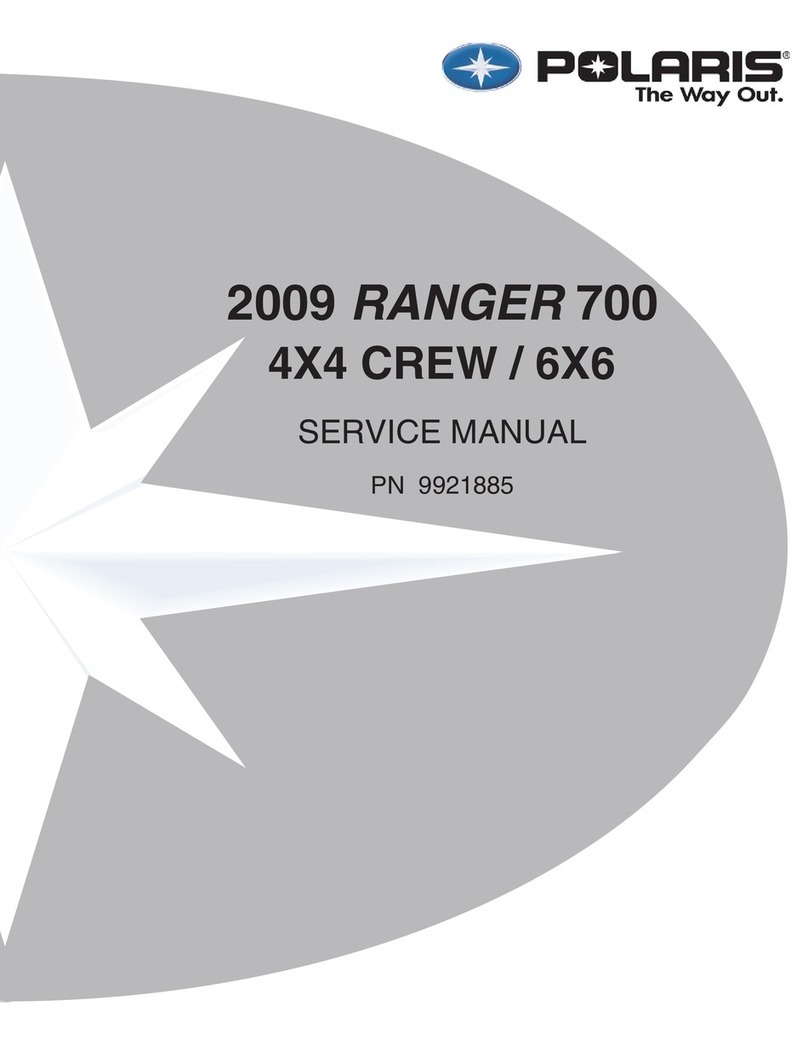 Polaris 2009 RANGER 700 User manual Polaris 2009 RANGER 700 User manual