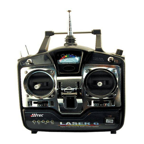 Hi-Tec RADIO CONTROL TRANSMITTER User manual