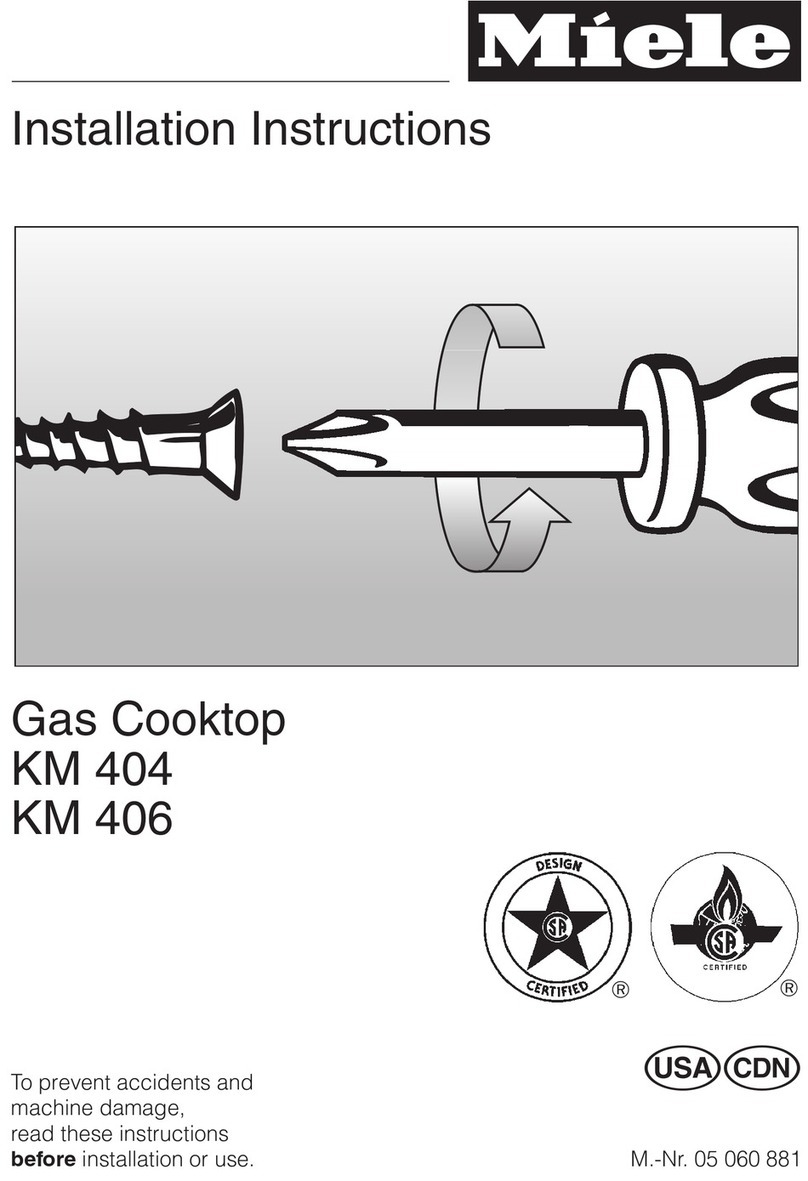 Miele KM 404 User manual