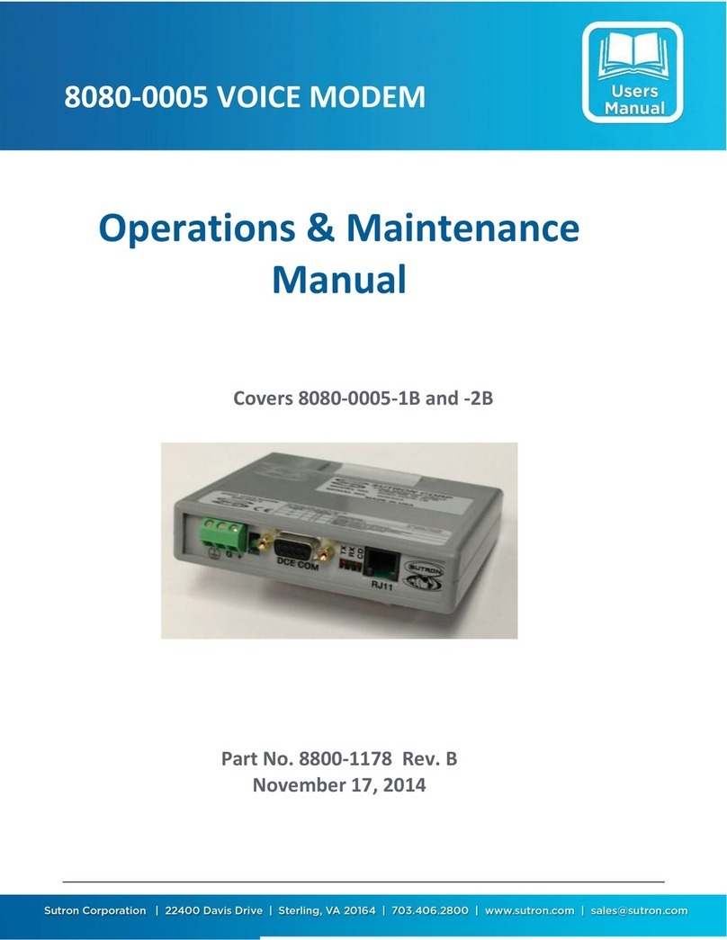 Sutron 8080-0005-1B Manual